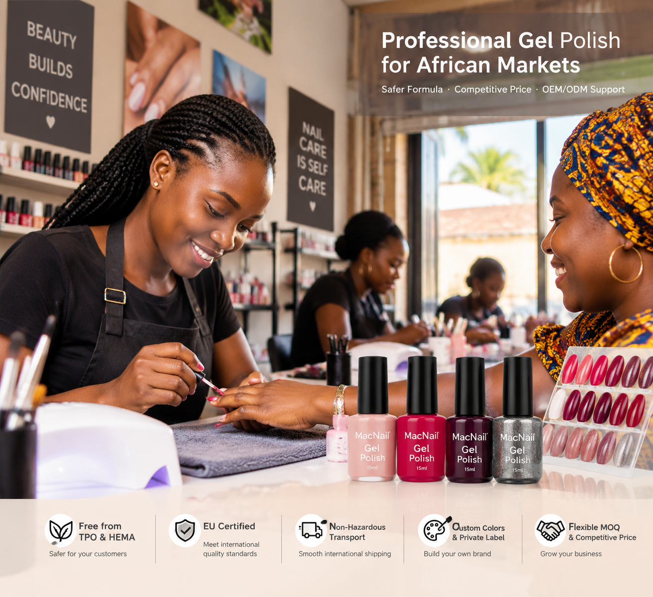 MacNail African Cat Eye Gel Polish